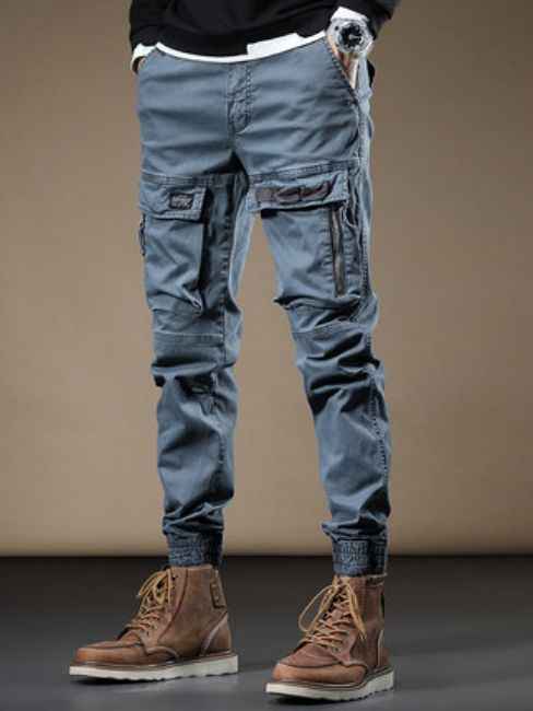 Demon&Hunter 910X Skinny-Fit Men's Casual Trousers - DH9102, 31 Inch Waist