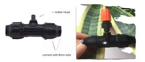 Buse à trou unique <span class=keywords><strong>orange</strong></span>, arroseur d'irrigation par atomisation, refroidissement de serre, buse résistante à la pression de l'eau - Product Image 2