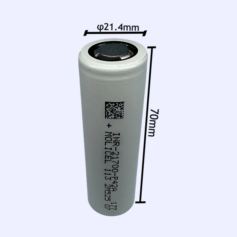 Grade A Molicel p42a 3.7V 4200mAh 21700 battery cylindrical lithium ion battery with good price INR-21700-P42A