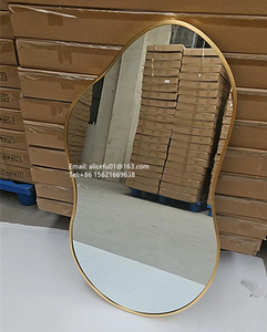 <span class=keywords><strong>Espejo</strong></span> de Pared Ecológico con Marco de Aluminio Dorado Personalizado, Diseño Festoneado, 4mm de Grosor, Decoración Sofisticada, Estilo Europeo Art Deco - Product Image 5