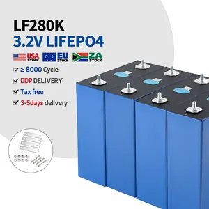 US EU Stock 3.2V 280Ah Lifepo4 8000 Cycles Ev 280ah Lifepo4 Prismatic Lf280k Battery Cell 280ah 310ah Lithium Ion Batteries