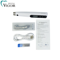 Kit de moteur de clé dynamométrique électrique sans fil 20:1 pour implants dentaires, avec pièce à main à angle contrarien et 16 tournevis pour implants