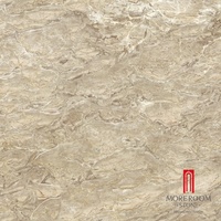 Carrelage en travertin imitation beige glacé, carrelage en marbre