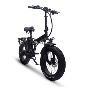 Vélo électrique Black Mountain 20 pouces gros pneu pour adultes <span class=keywords><strong>750W</strong></span> moteur 48V moyeu arrière 5 vitesses 15AH batterie au lithium système de frein à disque - Product Image 1