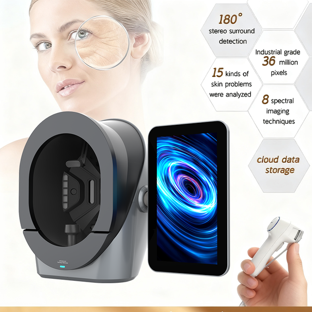 Skin Analyzer Machine Facial Diagnostic Instrument Facial Moisture Test Facial Analysis Skin Analysis Machine