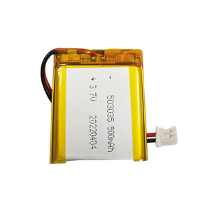 3 <span class=keywords><strong>7V</strong></span> Volt Li po có thể sạc lại Li-<span class=keywords><strong>ion</strong></span> Pouch <span class=keywords><strong>Lithium</strong></span> <span class=keywords><strong>Ion</strong></span> 500mAh pin 503035-500mAh - Product Image 4