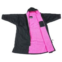 Poncho de surf unisexe personnalisé imperméable avec doublure en polaire Sherpa, coupe-vent, robe de change pour le surf, la natation, la plage et les activités de plein air