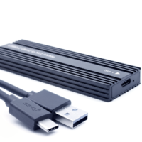 Seri Baru ShuoLe TP1102 USB 3.2 Gen 2 10Gbps M.2 SATA NVMe SSD Enclosure Aluminium dengan Garansi 12 Bulan