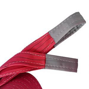 <span class=keywords><strong>Eslinga</strong></span> Plana Ajustable de Poliéster Rojo de 5t con Garantía de 1 Año para Levantar Mercancías, Precio de Fábrica - Product Image 6
