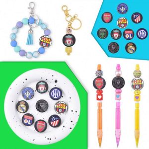 Avrupa özel futbol takımları Logo beyzbol takımı futbol odak boncuk İngiltere İngiltere futbol boncuk Charms için kalem dekorasyon - Product Image 1