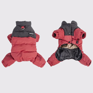 New Arrival OEM Customize Waterproof Polyester Print Winter Warm Pet <b>Dog</b> Clothes <b>with</b> <b>Legs</b> Covered Luxury Wholesale - Product Image 3