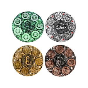 7-en-1 Gradient RPG Nouveauté Dragon Roulette Spinning Toy Game Accessoire Dés en métal pour Dragon et Donjons - Product Image 4