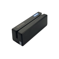 FUWEI USB Pembaca/Penulis Kartu Eksternal MSR909 Mini Portabel 13.56MHz Windows/Android Track1/2/3 Hapus Passbook Magnetik Tunggal
