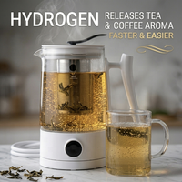 Ketel Air Hidrogen Smart SPE PEM 1.5L H2 Portabel, Pemanas Air Listrik, Botol Air Hidrogen untuk Rumah dan Kantor