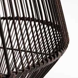 2024 Venta caliente resistente a la intemperie natural duradero sin llama grande LED alimentado por energía <span class=keywords><strong>solar</strong></span> jardín linterna de ratán decorativa para uso al aire libre - Product Image 5