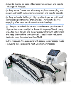 Masseur corporel professionnel à pression d'air pour drainage lymphatique, machine amincissante, usage en salon, logo personnalisé - Product Image 4
