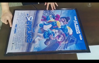 Affiches de films à Led personnalisées pour la publicité intérieure, boîte à lumière magnétique en aluminium, boîte à lumière à Led mince