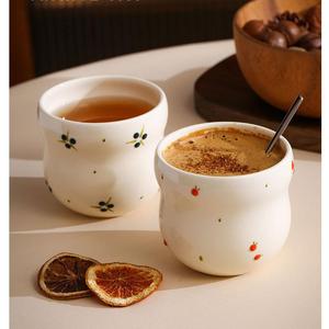 Competitive Price <b>Cute</b> Ceramic Minimalism Coffee <b>Mug</b> Without Handle Personalized Ceramic Coffee <b>Mugs</b> 3D <b>Mugs</b> - Product Image 1