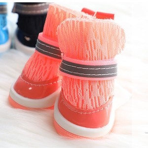 Zapatos de Verano para Perro, Zapatos para Perros Pequeños, Zapatos para Cachorros, Juego de 4 Zapatos Adhesivos con Diseño de Osito - Product Image 3