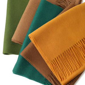 Factory Direct Custom Logo OEM ODM Solid Color Warm Wool Unisex Scarf <b>Neck</b> <b>Warmer</b> - Product Image 4