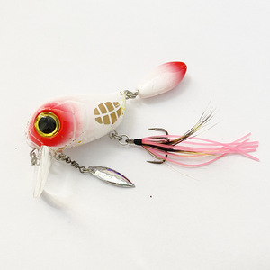 54mm 8g esca pesciolino galleggiante Crankbait <span class=keywords><strong>spigola</strong></span> <span class=keywords><strong>con</strong></span> esca di superficie da <span class=keywords><strong>pesca</strong></span> <span class=keywords><strong>con</strong></span> amo in piuma - Product Image 6