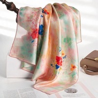 Foulard carré en soie de mûrier 100% 90*90 cm, Vente directe usine, Polyvalent pour femme, Cheveux, Tête, Cou, Sac, Cadeau de mode