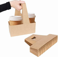 Porte-gobelet personnalisé en papier kraft recyclé de qualité alimentaire, avec logo personnalisé, pour boissons énergisantes, café, thé, eau minérale