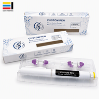 Maßgefertigtes Stift- und Verpackungsbox-Kombiset |   Kostenloses Design Fensterkarton mit Stift-Set |   OEM Weißbox-Hersteller Großhandel