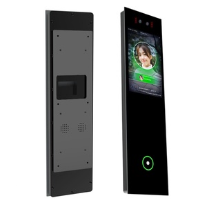 Contrôle d'accès pour ascenseur avec vision nocturne, audio unidirectionnel, réinitialisation, reconnaissance faciale et palmaire, écran tactile, lecteur RFID longue portée, empreinte digitale et QR - Product Image 3