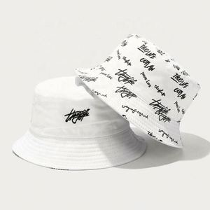 Chapeau Bob Personnalisé avec Logo Dessin Animé, Prix de Gros, Tendance, Unisexe, Réversible, pour Pêche et Protection Solaire en Extérieur - Product Image 3