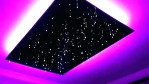 Plafonnier Starlight <span class=keywords><strong>avec</strong></span> fibre optique Bluetooth pour <span class=keywords><strong>voiture</strong></span>, lampe RGBW à fibre optique, moteur scintillant pour <span class=keywords><strong>plafond</strong></span>, maison, club, panneau - Product Image 5