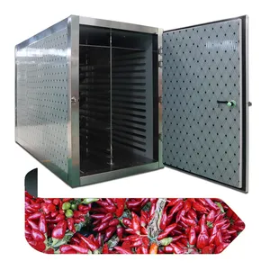Máquina de secagem de alimentos de alta qualidade e pimenta vermelha seca, máquina de frutas secas, sala de secagem