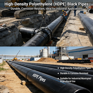 Tubo in Polietilene ad Alta Densità (HDPE) Resistente alla Corrosione con Durata Superiore a 50 Anni per Fornitura Idrica/Scarico - Product Image 4