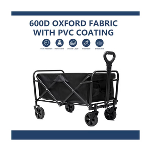 2027 Outdoor <b>Foldable</b> Trolley Garden Collapsible Folding Camping <b>Wagon</b> Stroller With Wheel - Product Image 2