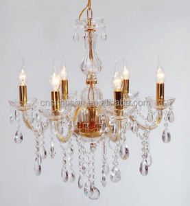 Décoration d'intérieur de luxe Grand lustre en cristal Lampes suspendues pour salle de mariage Hôtel Maison - Product Image 5