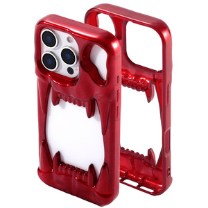 Vui Vẻ Ba Chiều Hollow Skull Tiger Răng Bóng Điện Thoại Trường Hợp Đối Với <span class=keywords><strong>iPhone</strong></span> 17 15 Và Pro Chống-Thả Bảo Vệ Bìa - Product Image 6
