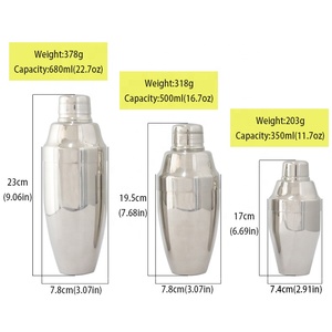 Shaker en acier inoxydable RTS 304, mélangeur à cocktail, grand passoire de barman, fonction anti-fuite, mélangeur à <span class=keywords><strong>martini</strong></span>, accessoires de bar - Product Image 6