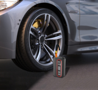 Pompe à air portable sans fil 55 W, mini-compresseur 150 PSI rechargeable avec batterie au lithium 3600 mAh pour pneus de voiture, vélos et ballons