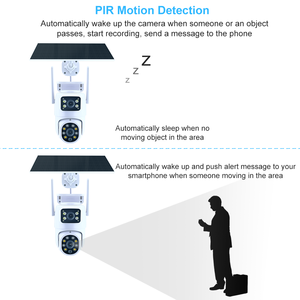 Tuya <strong>Wireless</strong> 8MP Solar CCTV PTZ <strong>Camera</strong> Best Night Vision <strong>Security</strong> <strong>Camera</strong> with PIR Human Tracking Two-Way Audio Battery Powered - Product Image 5