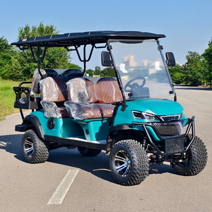 Carrito de Golf Personalizado Club Car 2025 para 6 Pasajeros, Batería de Litio de 5KW, Alcance de 90km, Elevado, para Campos de Golf, Precios - Product Image 1
