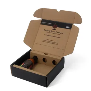 향신료 세트 용 종이 인서트가있는 GMI 도매 맞춤형 핫 칠리 요리 소스 선물 종이 상자