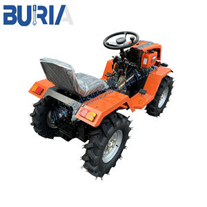 Nouveau tracteur de jardin miniature BURIA 18 HP à démarrage électrique 4x4 avec boîte de <span class=keywords><strong>vitesses</strong></span>, pompe à roulement et fonctions multiples pour usage agricole - Product Image 5