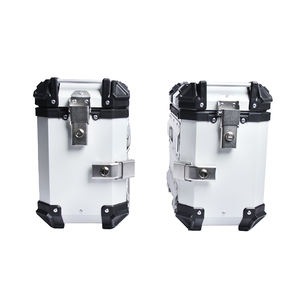 Maleta Lateral <span class=keywords><strong>para</strong></span> Motocicleta de Gran Capacidad, Totalmente Blanca, 38L, Impermeable, Caja de Almacenamiento, Maleta <span class=keywords><strong>para</strong></span> Motocicleta - Product Image 2