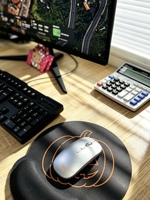 Tigerwings Cooling Gel Wrist Support Silicone Mouse Pad Meredakan Tekanan Pergelangan Tangan Sepanjang Hari