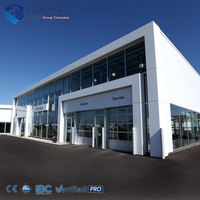 Edificio Prefabricado de Acero de Tres Pisos SYLY para Oficinas y Escuelas con Tratamiento de Superficie Galvanizado en Caliente y 1 Año de Garantía