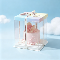 Boîte à gâteau personnalisée YIpin Yinji, boîte à cupcakes en papier kraft pour four