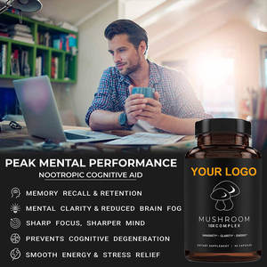 OEM bulmaca beyin desteği mantar takviyesi organik aslan Mane <span class=keywords><strong>Lingzhi</strong></span> <span class=keywords><strong>Cordyceps</strong></span> kapsüller 10 in 1 <span class=keywords><strong>Lingzhi</strong></span> özü kapsüller - Product Image 5