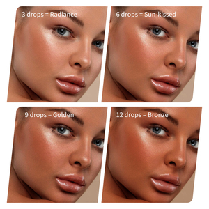 <span class=keywords><strong>Gotas</strong></span> Bronceadoras Naturales de Marca Privada para Rostro y Cuerpo, Bruma Autobronceadora sin Sol, Brillo Radiante, Suero Bronceador Profesional Personalizable - Product Image 3