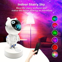 Projecteur d'Étoiles Galaxie Astronaute pour Enfants, Veilleuse Céleste avec Haut-Parleur, Lampe Projecteur Astronaute avec Télécommande