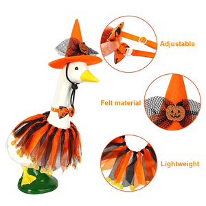 Disfraz de Ganso de Porche de Halloween con Sombrero de Bruja para Estatua de 23 Pulgadas, Decoración para Jardín, Fiesta, Hogar y Festival - Product Image 3